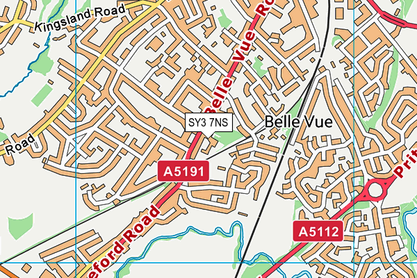 SY3 7NS map - OS VectorMap District (Ordnance Survey) SY3 7NS map - OS VectorMap District (Ordnance Survey)