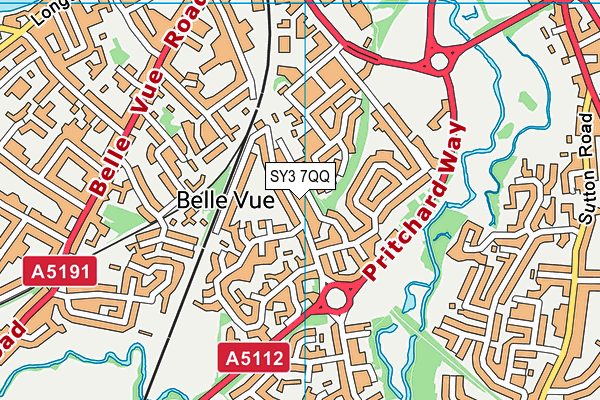 SY3 7QQ map - OS VectorMap District (Ordnance Survey) SY3 7QQ map - OS VectorMap District (Ordnance Survey)