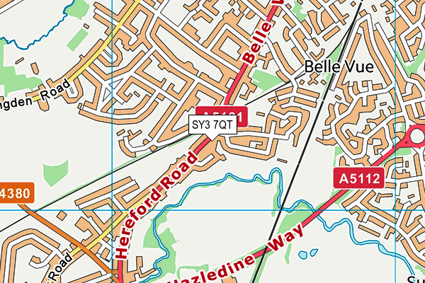 SY3 7QT map - OS VectorMap District (Ordnance Survey) SY3 7QT map - OS VectorMap District (Ordnance Survey)