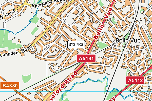 SY3 7RS map - OS VectorMap District (Ordnance Survey) SY3 7RS map - OS VectorMap District (Ordnance Survey)