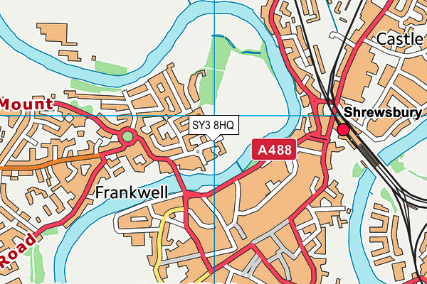 SY3 8HQ map - OS VectorMap District (Ordnance Survey) SY3 8HQ map - OS VectorMap District (Ordnance Survey)