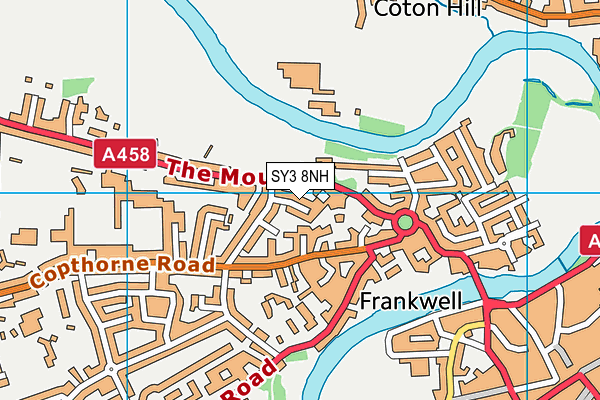 SY3 8NH map - OS VectorMap District (Ordnance Survey) SY3 8NH map - OS VectorMap District (Ordnance Survey)