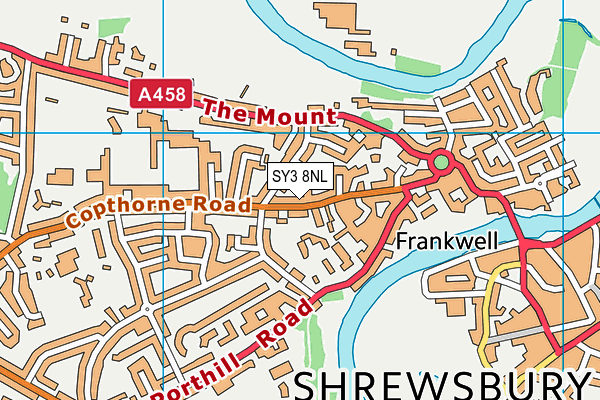 SY3 8NL map - OS VectorMap District (Ordnance Survey) SY3 8NL map - OS VectorMap District (Ordnance Survey)