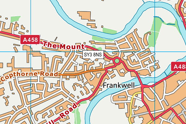 SY3 8NS map - OS VectorMap District (Ordnance Survey) SY3 8NS map - OS VectorMap District (Ordnance Survey)