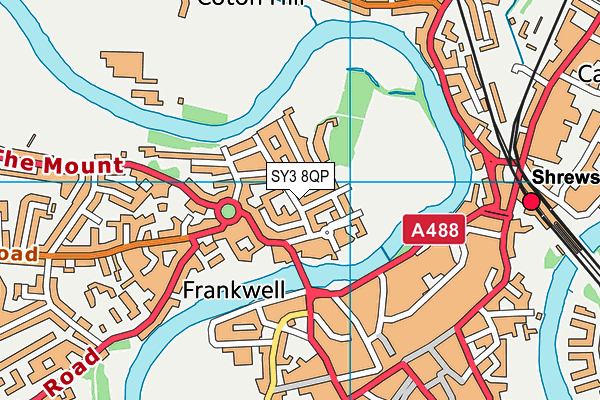SY3 8QP map - OS VectorMap District (Ordnance Survey) SY3 8QP map - OS VectorMap District (Ordnance Survey)