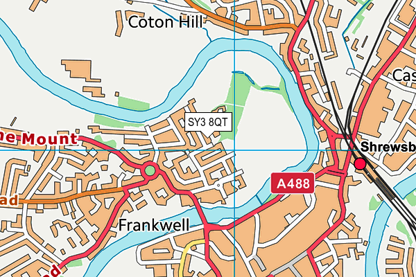 SY3 8QT map - OS VectorMap District (Ordnance Survey) SY3 8QT map - OS VectorMap District (Ordnance Survey)
