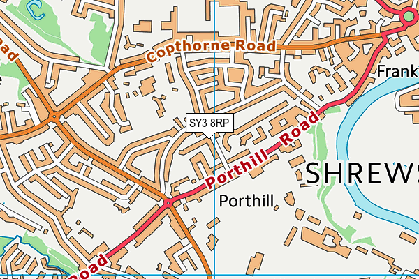 SY3 8RP map - OS VectorMap District (Ordnance Survey) SY3 8RP map - OS VectorMap District (Ordnance Survey)