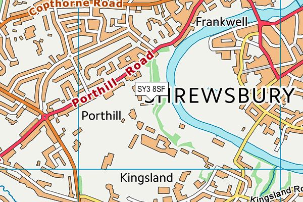 SY3 8SF map - OS VectorMap District (Ordnance Survey) SY3 8SF map - OS VectorMap District (Ordnance Survey)