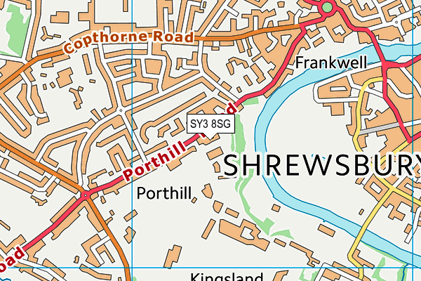 SY3 8SG map - OS VectorMap District (Ordnance Survey) SY3 8SG map - OS VectorMap District (Ordnance Survey)