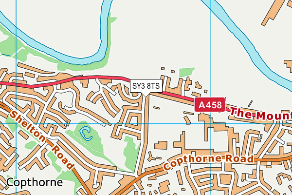 SY3 8TS map - OS VectorMap District (Ordnance Survey) SY3 8TS map - OS VectorMap District (Ordnance Survey)