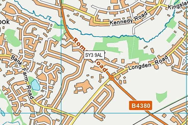 SY3 9AL map - OS VectorMap District (Ordnance Survey) SY3 9AL map - OS VectorMap District (Ordnance Survey)