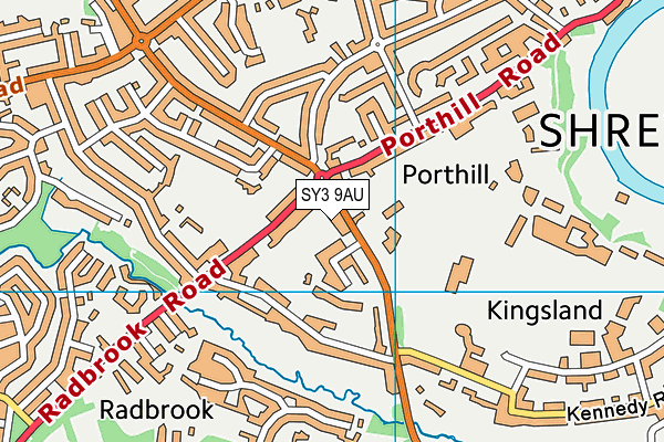 SY3 9AU map - OS VectorMap District (Ordnance Survey) SY3 9AU map - OS VectorMap District (Ordnance Survey)