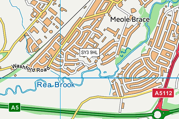 SY3 9HL map - OS VectorMap District (Ordnance Survey) SY3 9HL map - OS VectorMap District (Ordnance Survey)