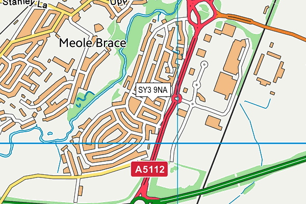 SY3 9NA map - OS VectorMap District (Ordnance Survey) SY3 9NA map - OS VectorMap District (Ordnance Survey)