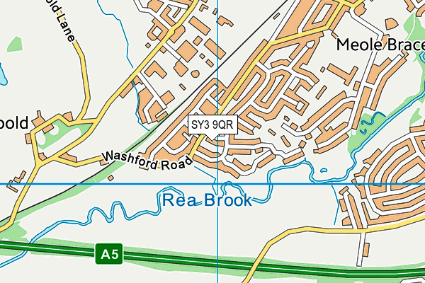 SY3 9QR map - OS VectorMap District (Ordnance Survey) SY3 9QR map - OS VectorMap District (Ordnance Survey)