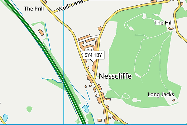 SY4 1BY map - OS VectorMap District (Ordnance Survey) SY4 1BY map - OS VectorMap District (Ordnance Survey)