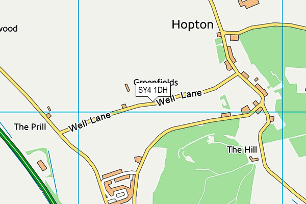 SY4 1DH map - OS VectorMap District (Ordnance Survey) SY4 1DH map - OS VectorMap District (Ordnance Survey)