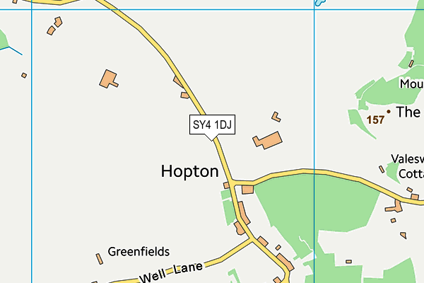 SY4 1DJ map - OS VectorMap District (Ordnance Survey) SY4 1DJ map - OS VectorMap District (Ordnance Survey)