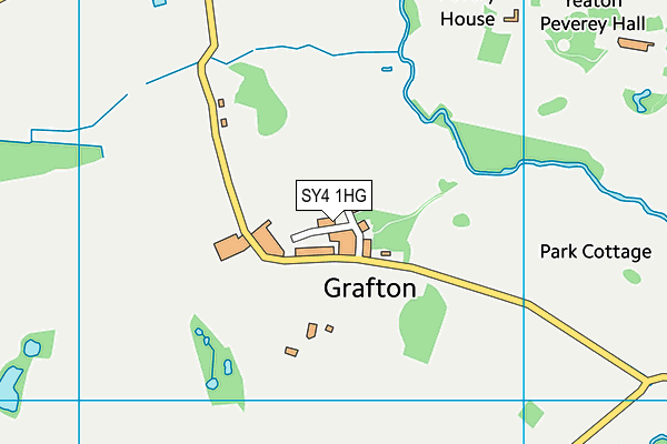 SY4 1HG map - OS VectorMap District (Ordnance Survey) SY4 1HG map - OS VectorMap District (Ordnance Survey)