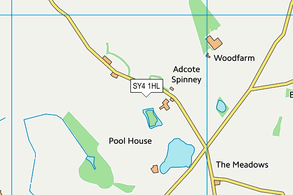 SY4 1HL map - OS VectorMap District (Ordnance Survey) SY4 1HL map - OS VectorMap District (Ordnance Survey)
