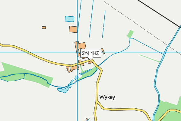 SY4 1HZ map - OS VectorMap District (Ordnance Survey) SY4 1HZ map - OS VectorMap District (Ordnance Survey)