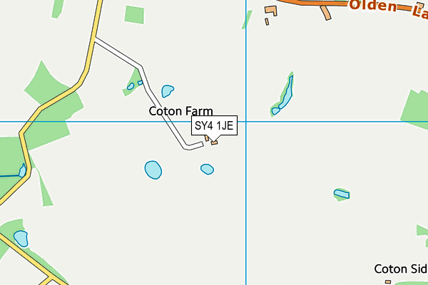 SY4 1JE map - OS VectorMap District (Ordnance Survey) SY4 1JE map - OS VectorMap District (Ordnance Survey)