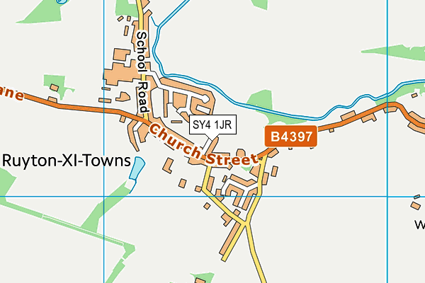 SY4 1JR map - OS VectorMap District (Ordnance Survey) SY4 1JR map - OS VectorMap District (Ordnance Survey)