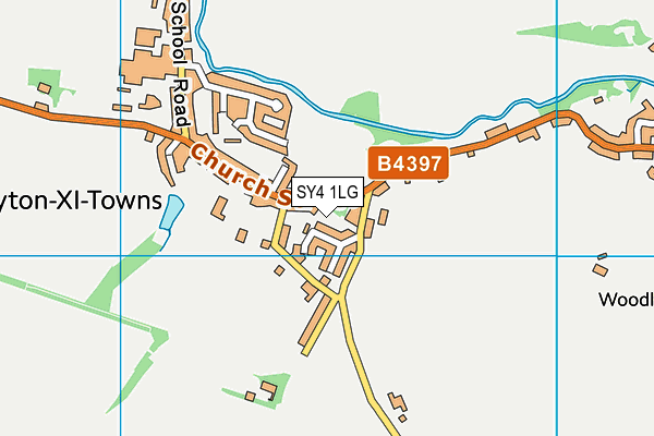 SY4 1LG map - OS VectorMap District (Ordnance Survey) SY4 1LG map - OS VectorMap District (Ordnance Survey)