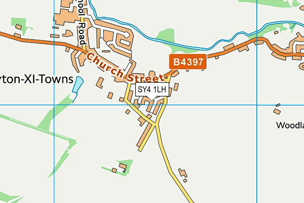 SY4 1LH map - OS VectorMap District (Ordnance Survey) SY4 1LH map - OS VectorMap District (Ordnance Survey)