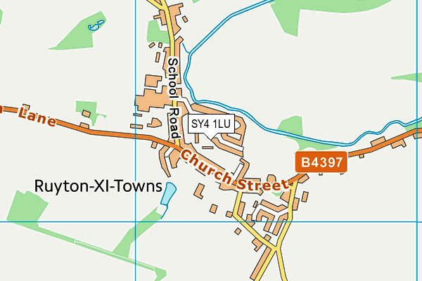 SY4 1LU map - OS VectorMap District (Ordnance Survey) SY4 1LU map - OS VectorMap District (Ordnance Survey)