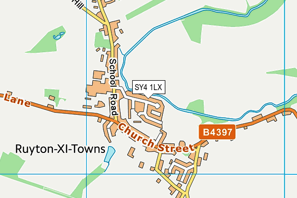 SY4 1LX map - OS VectorMap District (Ordnance Survey) SY4 1LX map - OS VectorMap District (Ordnance Survey)
