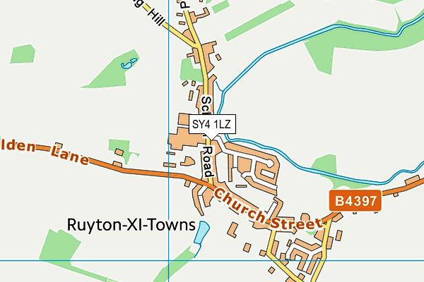 SY4 1LZ map - OS VectorMap District (Ordnance Survey) SY4 1LZ map - OS VectorMap District (Ordnance Survey)