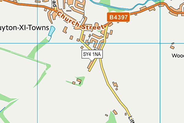 SY4 1NA map - OS VectorMap District (Ordnance Survey) SY4 1NA map - OS VectorMap District (Ordnance Survey)