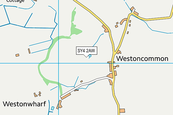 SY4 2AW map - OS VectorMap District (Ordnance Survey) SY4 2AW map - OS VectorMap District (Ordnance Survey)