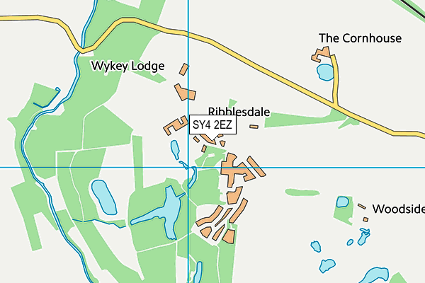 SY4 2EZ map - OS VectorMap District (Ordnance Survey) SY4 2EZ map - OS VectorMap District (Ordnance Survey)