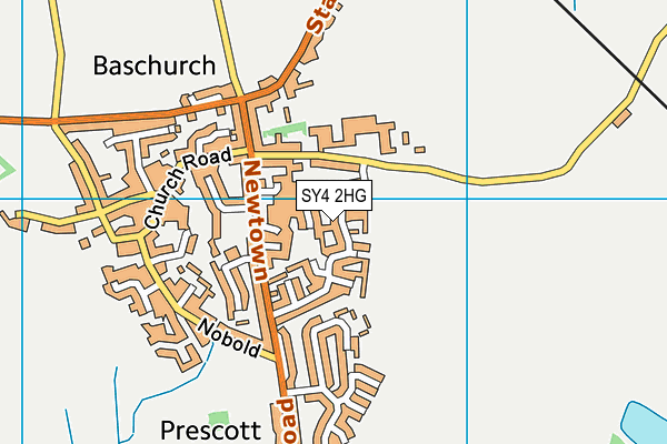 SY4 2HG map - OS VectorMap District (Ordnance Survey) SY4 2HG map - OS VectorMap District (Ordnance Survey)