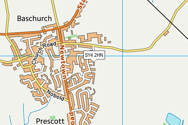 SY4 2HN map - OS VectorMap District (Ordnance Survey) SY4 2HN map - OS VectorMap District (Ordnance Survey)