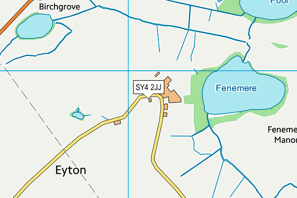 SY4 2JJ map - OS VectorMap District (Ordnance Survey) SY4 2JJ map - OS VectorMap District (Ordnance Survey)