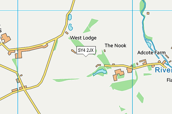 SY4 2JX map - OS VectorMap District (Ordnance Survey) SY4 2JX map - OS VectorMap District (Ordnance Survey)