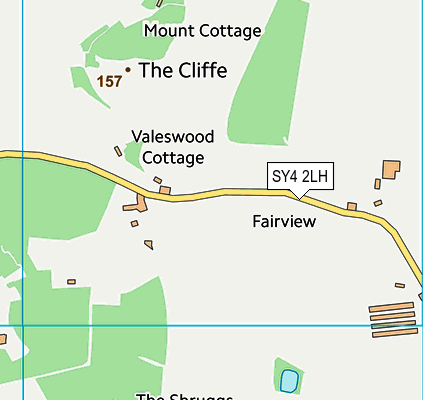 SY4 2LH map - OS VectorMap District (Ordnance Survey) SY4 2LH map - OS VectorMap District (Ordnance Survey)
