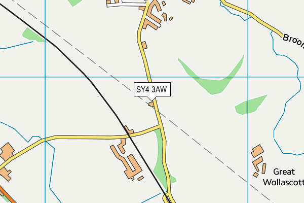 SY4 3AW map - OS VectorMap District (Ordnance Survey) SY4 3AW map - OS VectorMap District (Ordnance Survey)