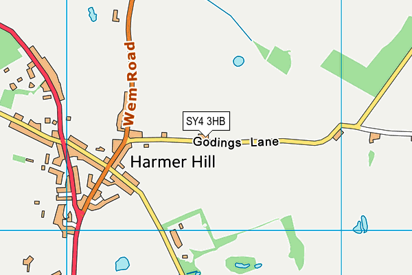 SY4 3HB map - OS VectorMap District (Ordnance Survey) SY4 3HB map - OS VectorMap District (Ordnance Survey)