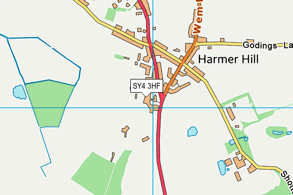 SY4 3HF map - OS VectorMap District (Ordnance Survey) SY4 3HF map - OS VectorMap District (Ordnance Survey)