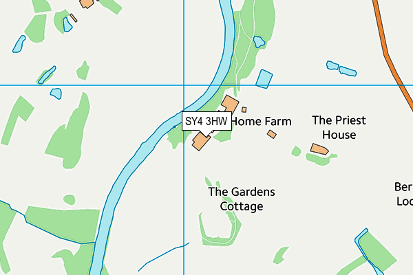SY4 3HW map - OS VectorMap District (Ordnance Survey) SY4 3HW map - OS VectorMap District (Ordnance Survey)