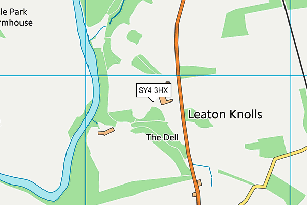 SY4 3HX map - OS VectorMap District (Ordnance Survey) SY4 3HX map - OS VectorMap District (Ordnance Survey)