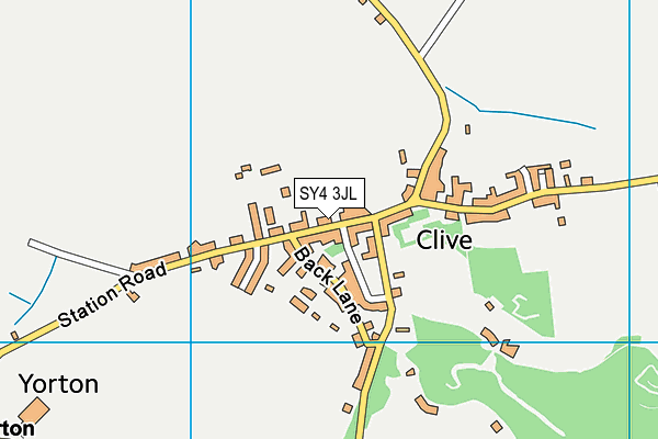 SY4 3JL map - OS VectorMap District (Ordnance Survey) SY4 3JL map - OS VectorMap District (Ordnance Survey)