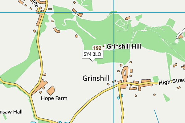 SY4 3LQ map - OS VectorMap District (Ordnance Survey) SY4 3LQ map - OS VectorMap District (Ordnance Survey)