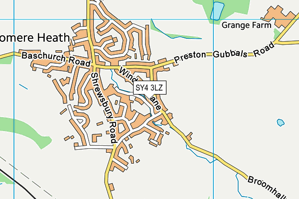 SY4 3LZ map - OS VectorMap District (Ordnance Survey) SY4 3LZ map - OS VectorMap District (Ordnance Survey)