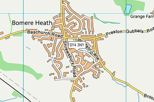 SY4 3NY map - OS VectorMap District (Ordnance Survey) SY4 3NY map - OS VectorMap District (Ordnance Survey)