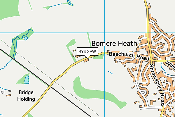 SY4 3PW map - OS VectorMap District (Ordnance Survey) SY4 3PW map - OS VectorMap District (Ordnance Survey)